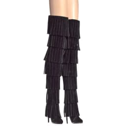 Doll Shoes Parts 1/6 Supermodel Doll Fashion Versatile Knee-High Boots Senior Sense Tassel Boots For FR2 Babi Royalty Obitsu