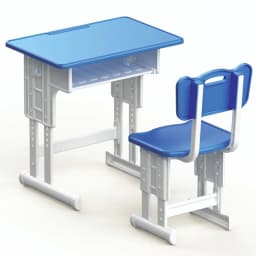 Simulated Dollhouse Desks Chairs Furniture Model Writing Study Miniature School Desks Classroom Decor Play House Desk Model Toy