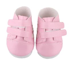 7cm Hook-And-Loop Doll Sneakers Pu Leather Doll Shoes Mini Cloth Shoes For 18-inch American & OG,43cm Baby Newborn Girl Dolls