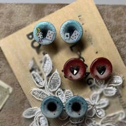 Blythe Eyes Chips Pupil Eye Pattern Thin Eye Chips Suitable for Blythe Doll Handmade Doll Accessories Toy Gifts Shiny Eye Piece