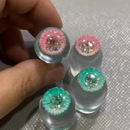 Blythe Eyes Chips Pupil Eye Pattern Thin Eye Chips Suitable for Blythe Doll Handmade Doll Accessories Toy Gifts Shiny Eye Piece