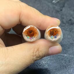 Blythe Eyes Chips Pupil Eye Pattern Thin Eye Chips Suitable for Blythe Doll Handmade Doll Accessories Toy Gifts Shiny Eye Piece