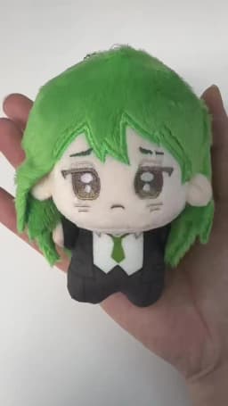 Game Lobotomy Corporation Netzach Figure Stuffed 10CM Cosplay Lovely Backpack Plushie Figure Pendent Keychain Christmas Fan Gift