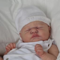 18Inch Unpainted Reborn Kit Romilly Unfinished Reborn Blank Doll Kits with Body Cloth