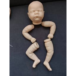 18Inch Unpainted Reborn Kit Romilly Unfinished Reborn Blank Doll Kits with Body Cloth