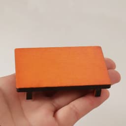 1:12 Miniature Dollhouse Living RoomSet,Tiny LowTable & Floral Cushions, Japanese Tatami Style Diorama Props for Pretend Play