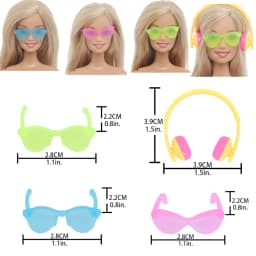 11.5'' Girl Doll Clothes with Accessories Sport Suit 30cm Dress Coat Blouse Pant Shoes Glasses Earphones Toy Accessories Gift
