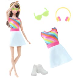 11.5'' Girl Doll Clothes with Accessories Sport Suit 30cm Dress Coat Blouse Pant Shoes Glasses Earphones Toy Accessories Gift
