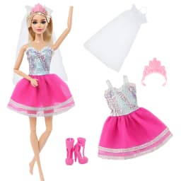 11.5'' Girl Doll Clothes with Accessories Sport Suit 30cm Dress Coat Blouse Pant Shoes Glasses Earphones Toy Accessories Gift