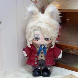 20cm Game Identity V Composer Frederick Kawaii Cosplay Soft Cotton Doll Body Cartoon Anime DIY Change Suit Toy Figures Fans Gift