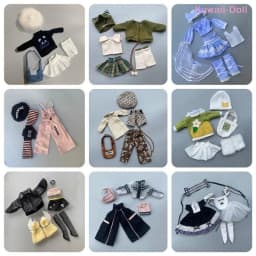 1 Set 1/6 30cm Dolls Cute Pretty Ball Jointed Body Doll DIY Toys Clothes Outfits Accessories No Doll/Shoes