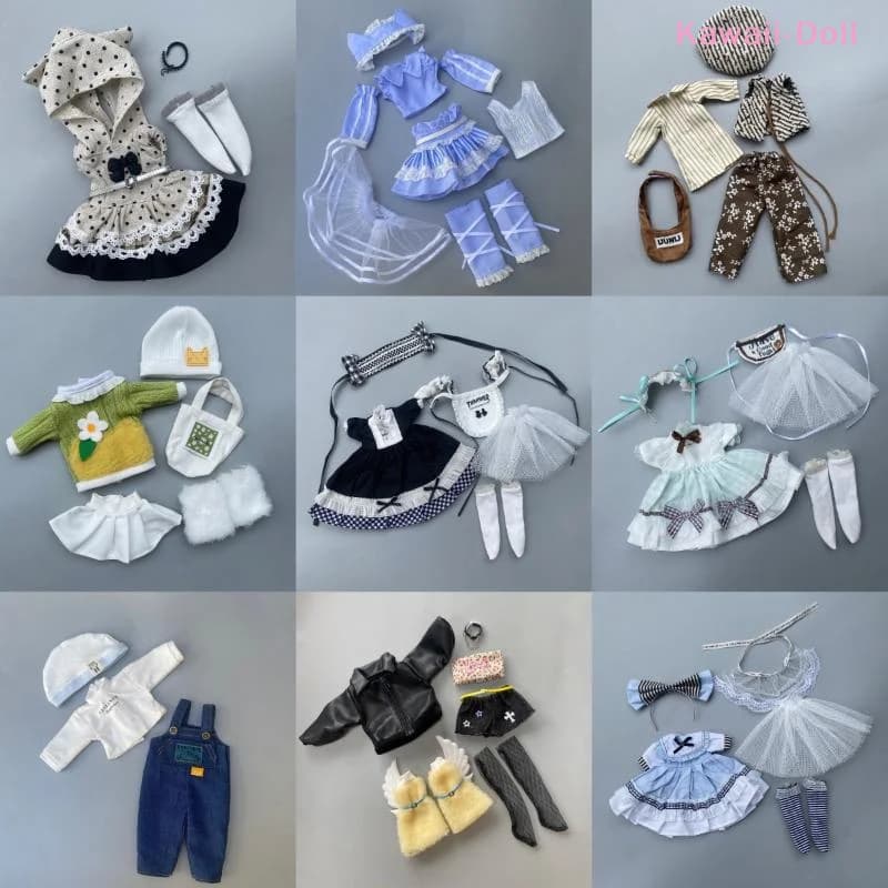 1 Set 1/6 30cm Dolls Cute Pretty Ball Jointed Body Doll DIY Toys Clothes Outfits Accessories No Doll/Shoes