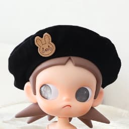 Leather hat BJD doll with joint parts, Zsiga grandma-style octagonal hat doll eight-cornered hat plush toy doll leather hat cl