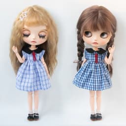 Blyth Doll Clothes BJD Dress School Uniform Plaid Dress Kawaii JK Style Outfit for OB24 YMY Licca Azone Fashion Doll Accessories