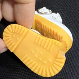 Mini Flat Bottomed Toy Shoes Bottomed Glossy 4.7cm X 2.5cm Leather Shoes Leather DIY Doll Shoes 1/6 Point Doll