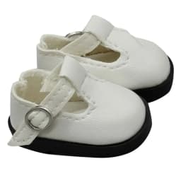 Mini Flat Bottomed Toy Shoes Bottomed Glossy 4.7cm X 2.5cm Leather Shoes Leather DIY Doll Shoes 1/6 Point Doll
