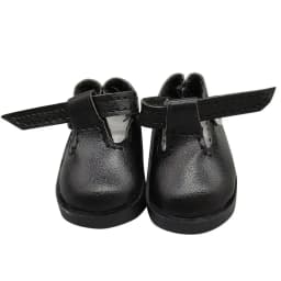 Mini Flat Bottomed Toy Shoes Bottomed Glossy 4.7cm X 2.5cm Leather Shoes Leather DIY Doll Shoes 1/6 Point Doll