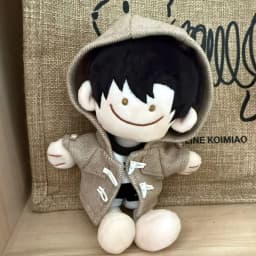 10 cm cotton doll clothes four-color winter woolen coat scarf sea stars can wear no attribute doll replacement Kawaii