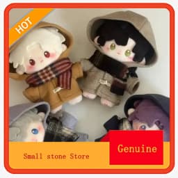 10 cm cotton doll clothes four-color winter woolen coat scarf sea stars can wear no attribute doll replacement Kawaii