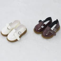 Fashion PU Leather 1/4 Shoes Black Brown Trendy Cute Leather Shoes Casual Wearing Handmade Boots Girls Gift
