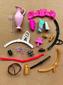 Monster Doll Earrings Pet Glasses Clothes DIY Doll Dressing Accessories Handring Waistbands Candle Flowers Doll Parts