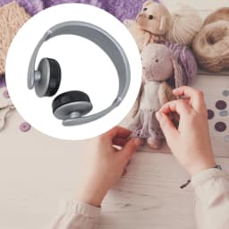 BJD Doll Mini Headphones Lightweight Headset Decoration for 1:6 Scale Dollhouses Accessory DIY Photo Props Birthday Gift
