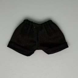 Only clothes, no dolls for 17cm labubu denim shorts 15cm figurine Labubu universal summer shorts Versatile and changeable pants