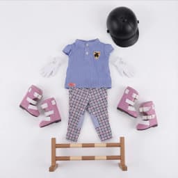 Horse riding suit Suit Doll Clothes Shoes Accessories For 43 cm ,18 Inch Girl Of American Doll Good Gift