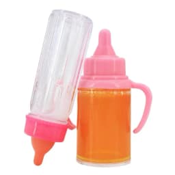 Magic Disappearing Baby Bottle Toy Set, Realistic Doll Feeding Accessories with Pacifier Juice Bottle Spoon, Pretend Play