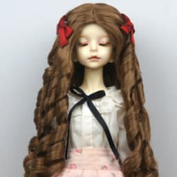 JD871 1/4 1/3 MSD SD DOD Blythes Long Handmade Lady Roman Curly Synthetic mohair BJD Doll Wigs Qbaby Doll Hair