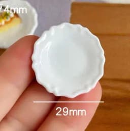 1:12 Dollhouse Miniatures Items Mini Glass Bowl/Plate Miniature Food Play Scene Decoration Model Kitchen Furniture Accessories