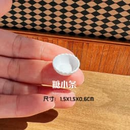 1:12 Dollhouse Miniatures Items Mini Glass Bowl/Plate Miniature Food Play Scene Decoration Model Kitchen Furniture Accessories