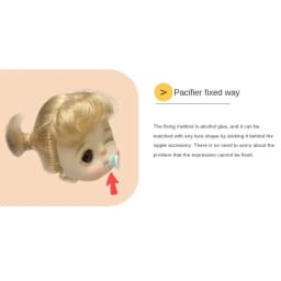 Lovely Mini Doll Pacifier Play House Supplies Dummy Nipples For Doll Baby Dolls Kids Toy Baby Pacifier Accessories
