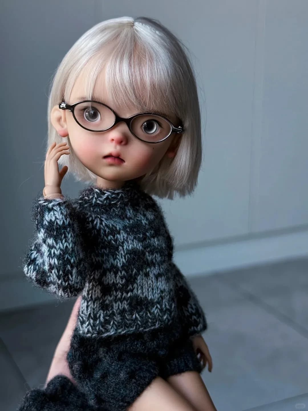 New SD BJD Doll 1/6 26cm Bailu White Dew Resin Toy Model perfect spot makeup for girls, free shipping