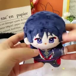 12cm Anime Game Genshin Impact Wanderer Kawaii Cosplay Cotton Doll Starfish Body Pendant Soft Plushies Keychain Toy Figures Gift