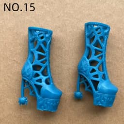 Colorful 1/6 Monster Doll Shoes Boots Sandals DIY Dressing Accessories Original Decor Personality Toy Parts for 12'' Dolls