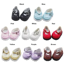New 3.8*2.3cm Doll Shoes Hand-made Shoes Multiple Styles DIY lace Shoes Replacement Dolls Accessories for for V1 V2 Doll