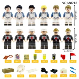 Building Blocks, Figureshumanoid Dolls, Toys, Mini Figures, Humanoid Dolls, Children's Toys, Birthday Gifts, Cartoon Characters.