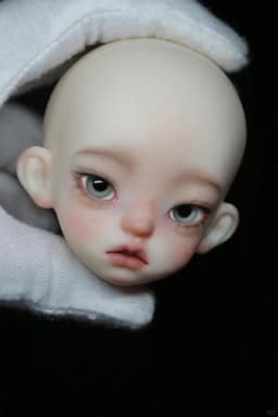 New BJD doll 1/6 makeup head for sale single head bailu cute girl boy high quality Just the head