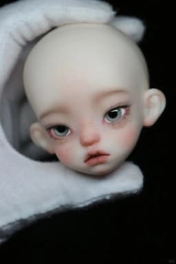 New BJD doll 1/6 makeup head for sale single head bailu cute girl boy high quality Just the head