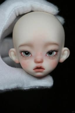 New BJD doll 1/6 makeup head for sale single head bailu cute girl boy high quality Just the head