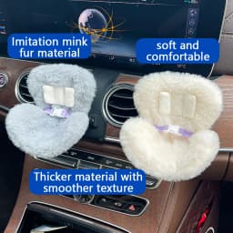 Various Styles For Labubu Cartoon Plush Safety Seat Cute Doll Air Outlet Aromatherapy Decoration Car Interior Accessories