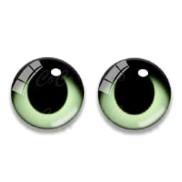 6pairs Round 8/10/12/14/16/ 20MM Glass Dragon Cat Eyes Cabochon Charms Accessory Glass DIY Multi Color Doll Eyes Pattern Crafts