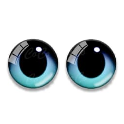 6pairs Round 8/10/12/14/16/ 20MM Glass Dragon Cat Eyes Cabochon Charms Accessory Glass DIY Multi Color Doll Eyes Pattern Crafts