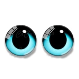 6pairs Round 8/10/12/14/16/ 20MM Glass Dragon Cat Eyes Cabochon Charms Accessory Glass DIY Multi Color Doll Eyes Pattern Crafts