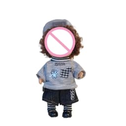 Doll's Clothes Suitable for 14cm Mini Potato 16cm BJD Dress Up Set Skirt Pants Toy Accessories(Only Clothes,no Doll)