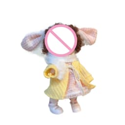 Doll's Clothes Suitable for 14cm Mini Potato 16cm BJD Dress Up Set Skirt Pants Toy Accessories(Only Clothes,no Doll)