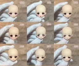 In Stock New BJD Doll Tiny Special 1/6 OB22 Removable Makeup Head Toy Gift Beautiful Face Girl High-Quality Only Head No Body