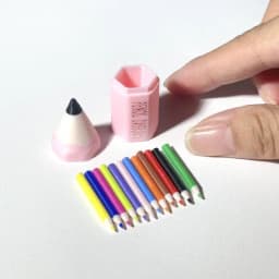 10/12Pcs Kid Pretend Play Toy Dollhouse Miniature Colored Pen Mini Pencil School Supplies Model Doll House Accessories【AliS8】
