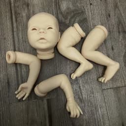Blank Unpainted Reborn Baby Doll Kit Mayven 19 Inch 48cm DIY Doll Components for Doll Artists